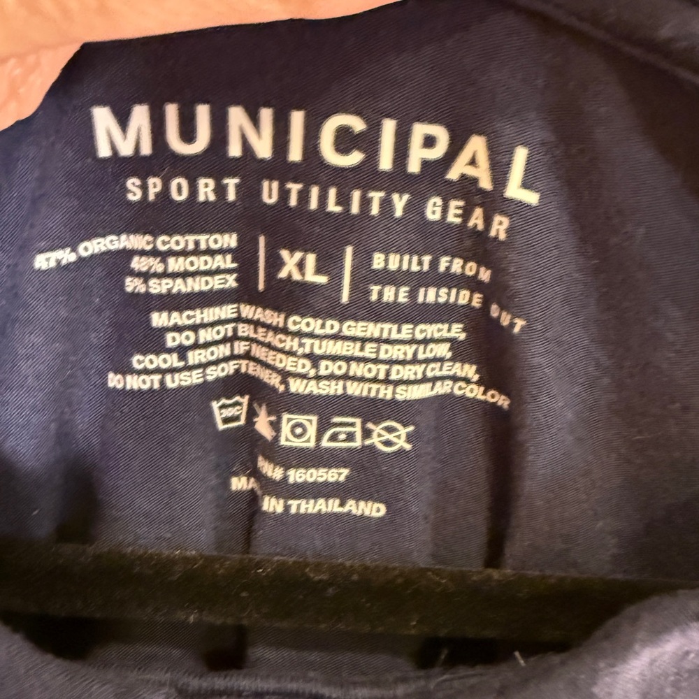 Men’s Municipal Polo T-Shirt in Navy Blue Sz XL - Picture 5 of 7